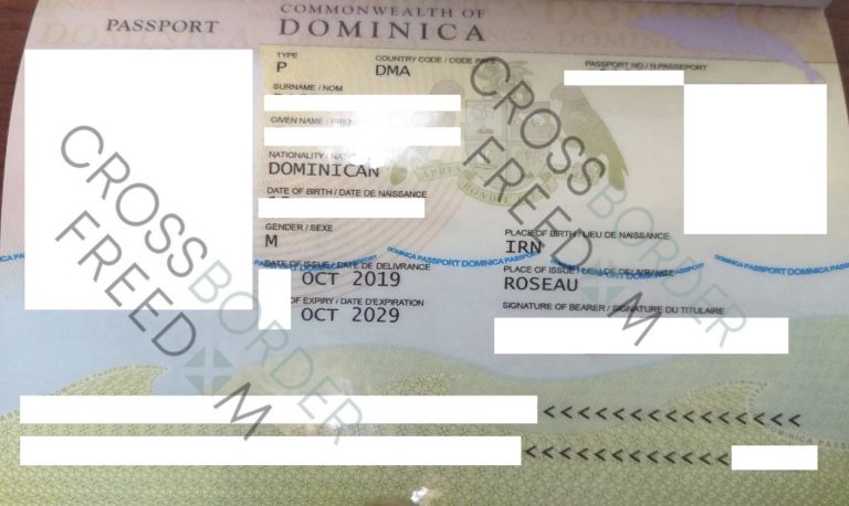 dominica-passport-issued-for-our-client-second-passport